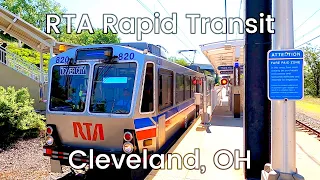 🚃Airport to Downtown, Rapid Transit System, Cleveland, OH