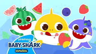 🍓Fruta Tiburón Bebé | Transformación de Frutas Jugosas | Cuentos Infantiles | Baby Shark en español