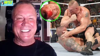 Mike Chioda on Brock Lesnar Busting Randy Orton's Head Open FOR REAL! | WWE Summerslam 2016