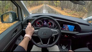 2022 Volkswagen Caddy V Cargo [2.0 TDI 122 HP] |0-100| POV Test Drive #1413 Joe Black