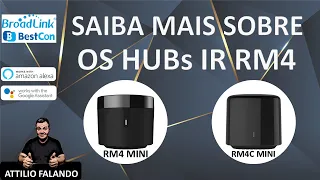 Broadlink & BestCon: Características e Configuração do RM4C MINI e RM4 MINI novas versões de HUBs IR