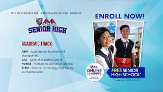 FREE Senior High School at AMA Senior High!