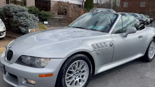 2002 BMW Z3 ROADSTER WALK AROUND VIDEO STOCK#M05864