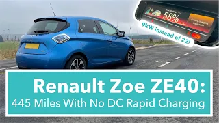 Renault Zoe ZE40 Q90: Why Scotland to London Took 16 HOURS in an Electric Car (No DC Rapid Charging)