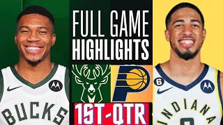 Milwaukee Bucks vs Indiana Pacers Full Game 1 Highlights 1st QTR - April 23, 2024 | NBA Playoffs