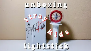 unboxing stray kids official lightstick... what ive been waiting for all year