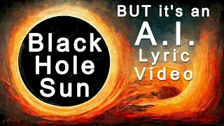 Black Hole Sun - But it's an a.i. Visual Lyric Video
