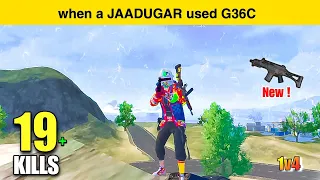 🤬When a JAADUGAR used G36C in Pubg mobile lite | Pubg lite gameplay - INSANE LION