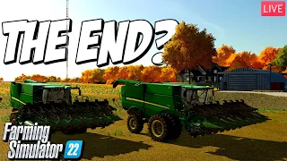 🔴LIVE | Can We Get Our Workers To Finish The Corn Harvest? | Farming Simulator 22