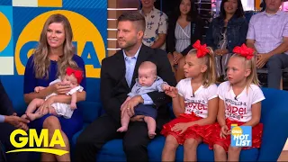 'GMA' Hot List: Family triples in size after having twins, adopting sisters l GMA