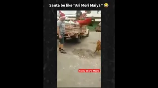 If Santa visits India 😂😂  #merrychristmas #christmasfun #santaclaus #santainindia #funny #shorts #op