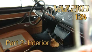 Hachette 1/24 Lada/ВАЗ 2103. Part 2. Interior