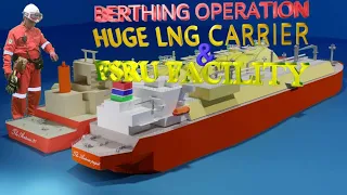BERTHING OPERATION OF HUGE LNG CARRIER AND FSRU