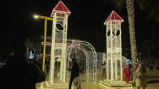 Ndizen dritat e festave të fundvitit edhe në Durrës, shikoni atmoferën fantastike