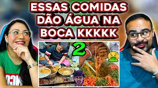 REACT FALA DE TUDO 🔴 As Comidas de Rua mais Nojentas da India PARTE 2. + Nojento ainda!