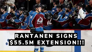 Mikko RANTANEN Signs 6 yr, $55.5 Million Contract Extension with the Colorado Avalanche!!!