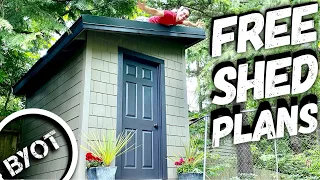 BUILDING A LEAN TO SHED // START TO FINISH (Part 3 of 3)