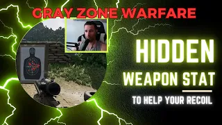 Gray Zone Warfare:  Recoil -Hidden weapon STAT