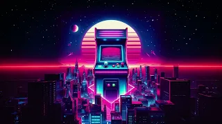 Unlocking Nostalgia: Retro Arcade Synthwave Music Mix 🎶 | Over 1 Hour Long of Chill Cyberpunk Beats