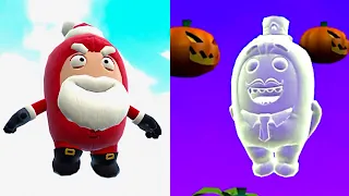 Oddbods Turbo Run - Santa Fuse vs Boss Ghostbod Halloween Season