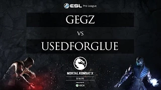 MKX - Gegz vs.UsedForGlue - ESL Pro League 2015 - EU Week 6 - Quarterfinals