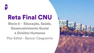 Reta Final CNU - Bloco 5: Política Nacional sobre Drogas - Prof. Antônio Pequeno