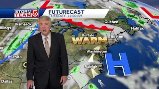 Video: Dry start to work week, but humidity will ramp up