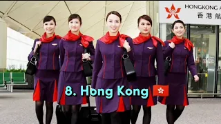 Top 20 Air Hostess uniform of different countries || Shivam Raaz