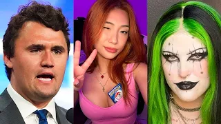 Charlie Kirk DESTROYS Whatever Podcast?! Charlie Kirk vs. Feminists & E-Girls! | Dating Talk #130