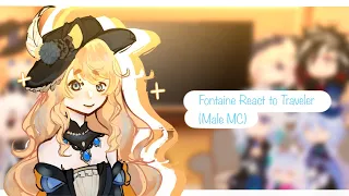 Fontaine React To The Traveler + 4.1 Trailer//Gacha