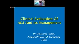 Clinical Evaluation of ACS | Cardiology