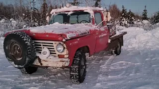 1967 F-250 Highboy, Chained up and Enjoying Winter