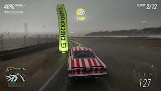 Forza Horizon 5 Gameplay - 1968 Ford Mustang GT 2+2 Fastback: The Marathon (Rain Storm)