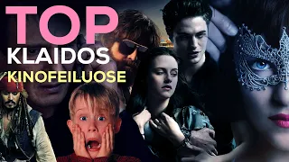 Kinofeilai: TOP10 įsimintiniausių filmų klaidų kinofeiluose