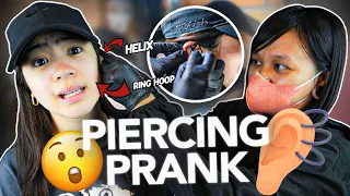 Piercing Prank On Fam & Friends!!! | Niana Guerrero