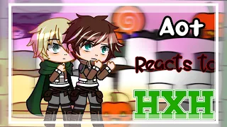 AOT REACTS TO HXH///gacha club!!///🇺🇸//🥳🥳🥳// part 1??//