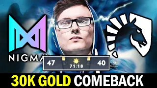 SUPER Crazy Game, 71min 30k gold Comeback — NIGMA vs LIQUID