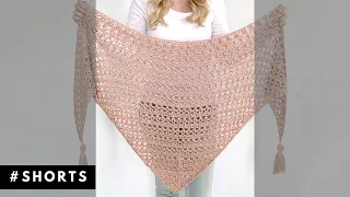 Easy crochet shawl for beginners