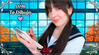 ⭐ASMR [Sub] Your Classmate Draws You 💜 School Days Pt. 4