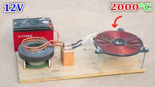 I make high power electric stove from a Magnet and Motor / alternative in the gas crisis