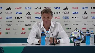 Conférence de presse de Kadidiatou Diani et Hervé Renard après France-Colombie - 2 août 2023