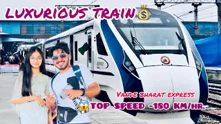 Experiencing India's Fastest Train  | Vande Bharat Express | Short journey | vlog-23 |