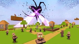 Wither Storm VS Minecraft villagers 2023