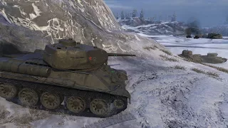 WoT T-34-85M 13 frags 2158 EXP Oskin's Medal - Arctic Region