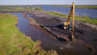 Restoring Louisiana's Wetlands: Upper Barataria Marsh Creation