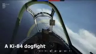 WarThunder: Ki-84 dogfight