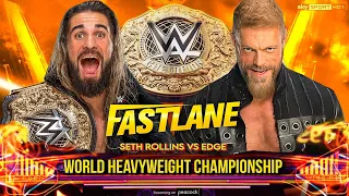 WWE 2K23 - Seth Rollins Vs Edge - World Heavyweight Championship | WWE Fastlane