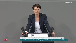 Frauke Petry (fraktionslos) zu Thüringen am 13.02.20
