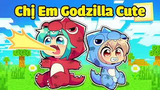 YUMMIE GODZILLA LỬA BẢO VỆ EM GÁI GODZILLA TRONG MINECRAFT*CHỊ EM GODZILLA CUTE👧👶💟