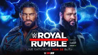 Roman Reigns Vs Kevin Owens Royal Rumble 2023 FULL MATCH!!! Undisputed Title Match Simulation